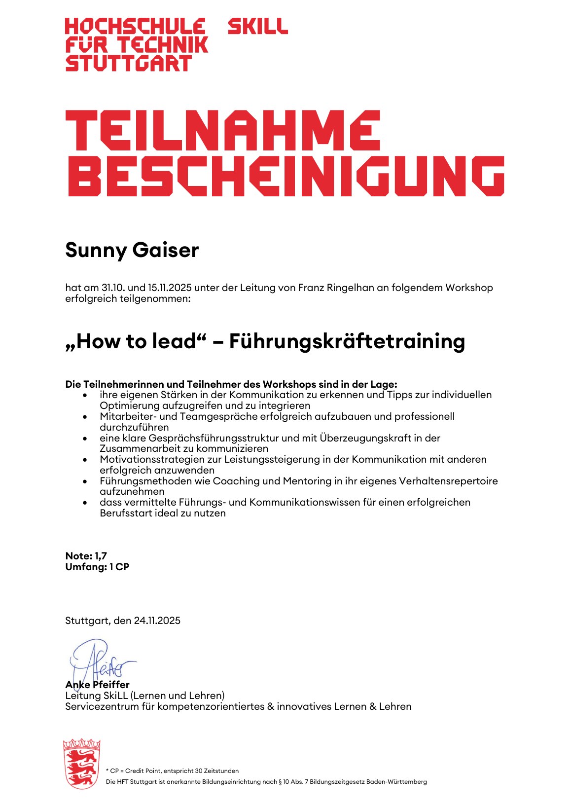 How to lead – Originalnachweis, Seite 3